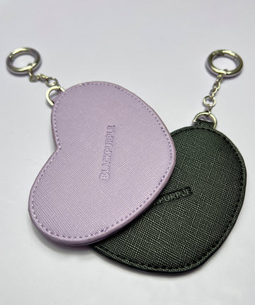 Adorable Heart Card Holder Keyring